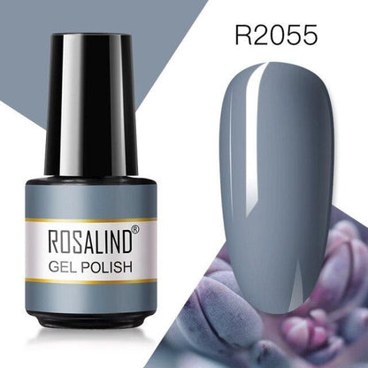 Rich blue crème gel nail polish, shade RAR2055