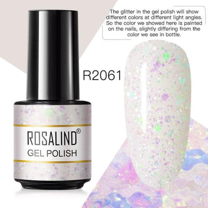 Deep grey shimmer gel nail polish, shade RAR2061