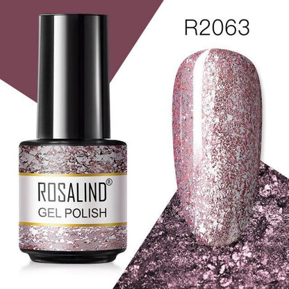 Rich red glitter gel nail polish, shade RAR2063