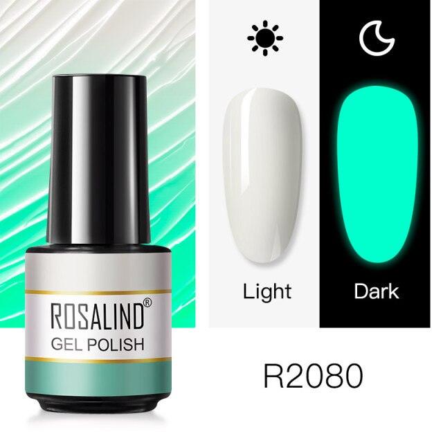 Pale green sheer gel nail polish, shade RAR2080