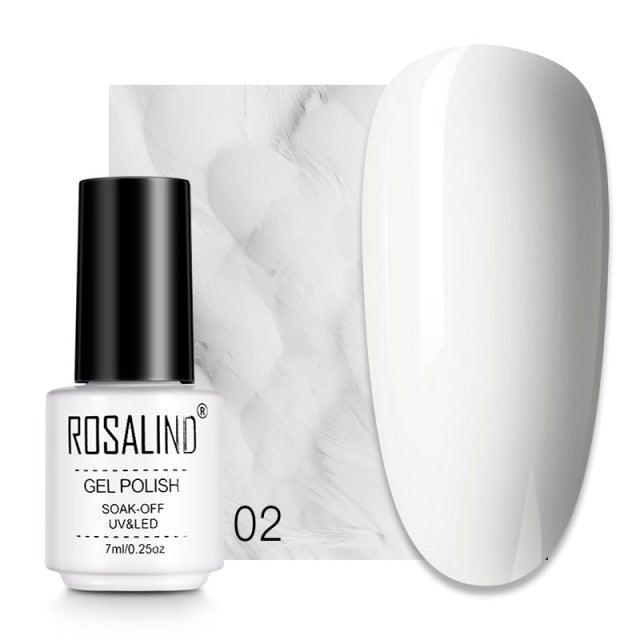 Pale ivory sheer gel nail polish, shade RC02
