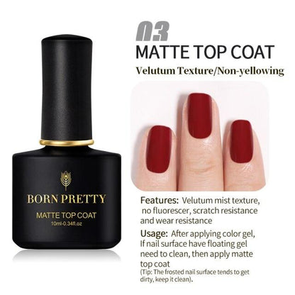 Matte Top Coat for gel nail polish