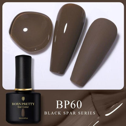Deep nude crème gel nail polish, shade BP60