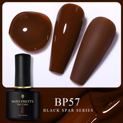 Espresso plum crème gel nail polish, shade BP57