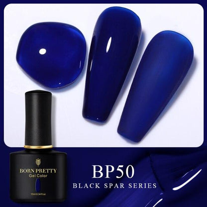 Espresso blue crème gel nail polish, shade BP50