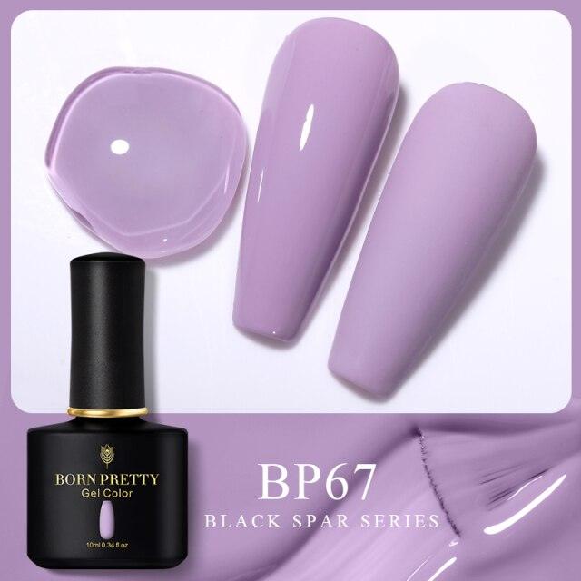Soft violet crème gel nail polish, shade BP67