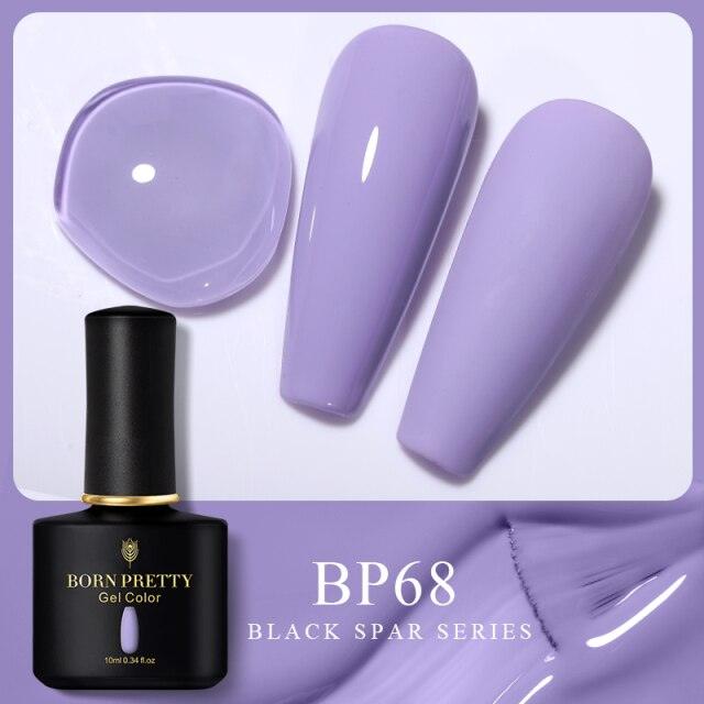 Soft blue crème gel nail polish, shade BP68