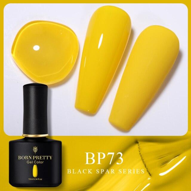 Pale citrine crème gel nail polish, shade BP73