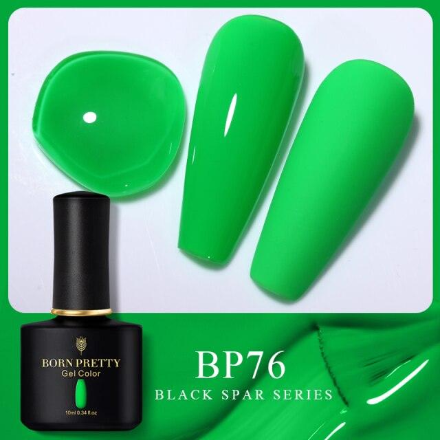Soft green crème gel nail polish, shade BP76