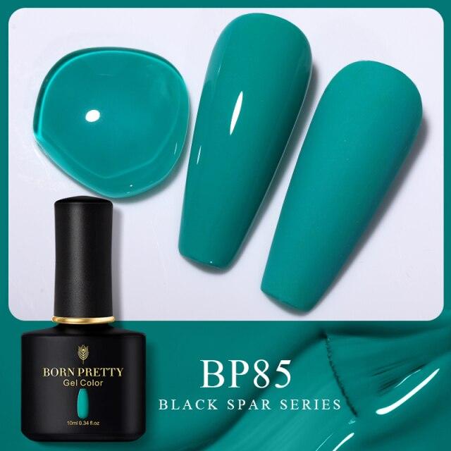 Rich blue crème gel nail polish, shade BP85