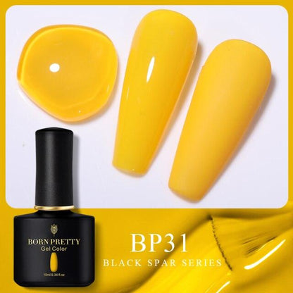 Pale citrine crème gel nail polish, shade BP31