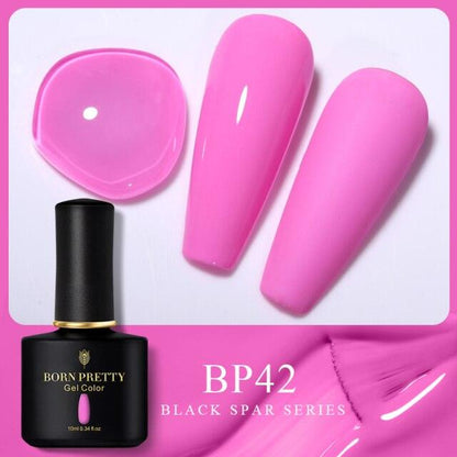 Soft pink crème gel nail polish, shade BP42