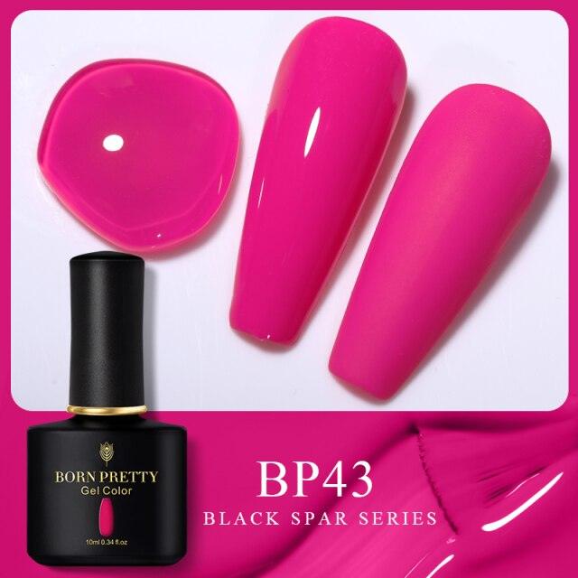 Rich red crème gel nail polish, shade BP43