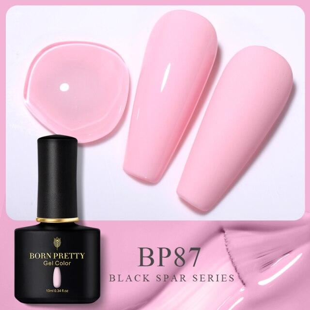 Pale pink crème gel nail polish, shade BP87