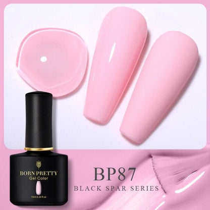 Pale pink crème gel nail polish, shade BP87