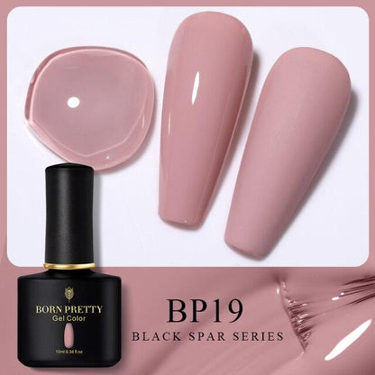 Soft pink sheer gel nail polish, shade BP19