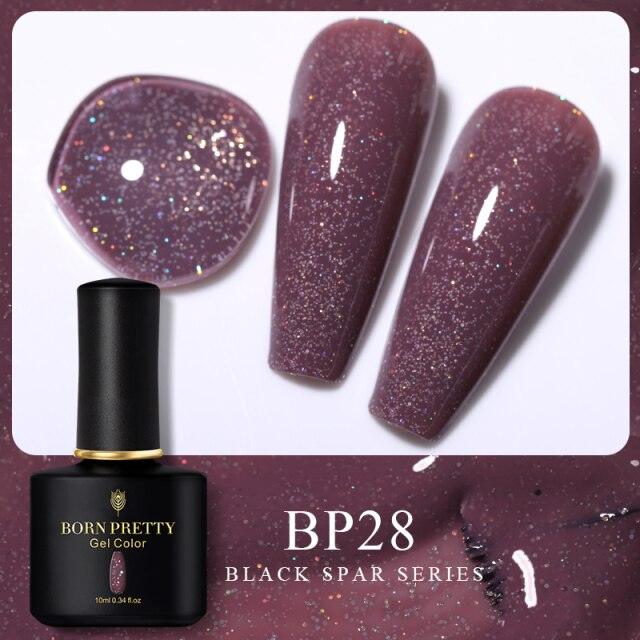 Deep red crème gel nail polish, shade BP28