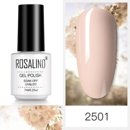 Pale nude crème gel nail polish, shade RC2501