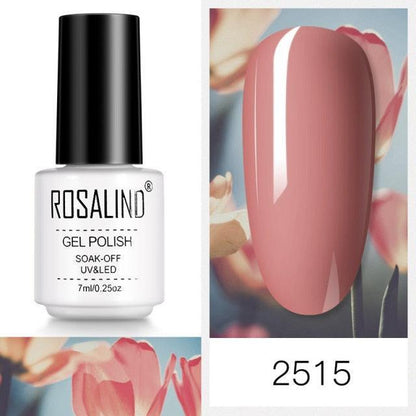 Rich red crème gel nail polish, shade RC2515