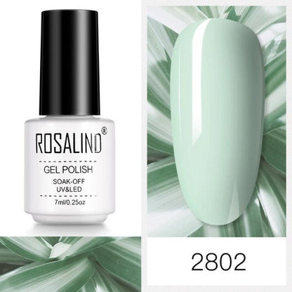 Pale grey crème gel nail polish, shade RC2802
