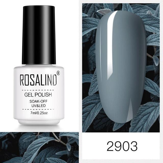 Deep blue crème gel nail polish, shade RC2811