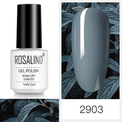 Deep blue crème gel nail polish, shade RC2811