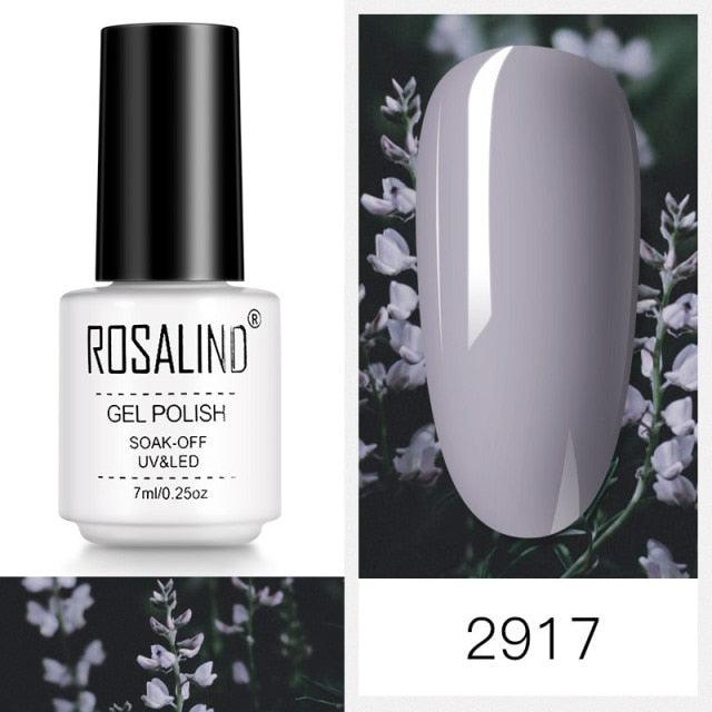 Rich grey crème gel nail polish, shade RC2917