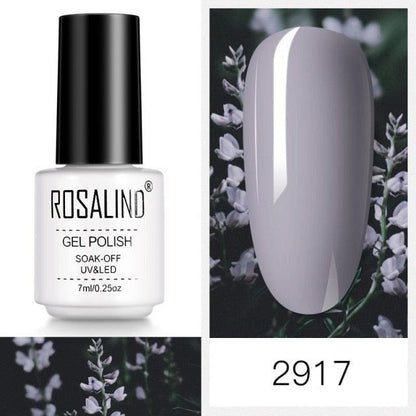Rich grey crème gel nail polish, shade RC2917